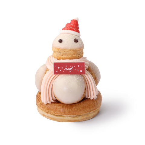 Snowman Rose St. Honoré - agnes b Cafe Fleuriste