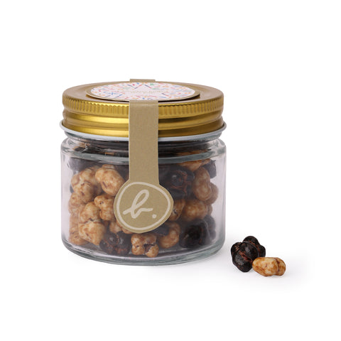Chocolate Pop in glass jar - blueberry - agnes b Cafe Delice