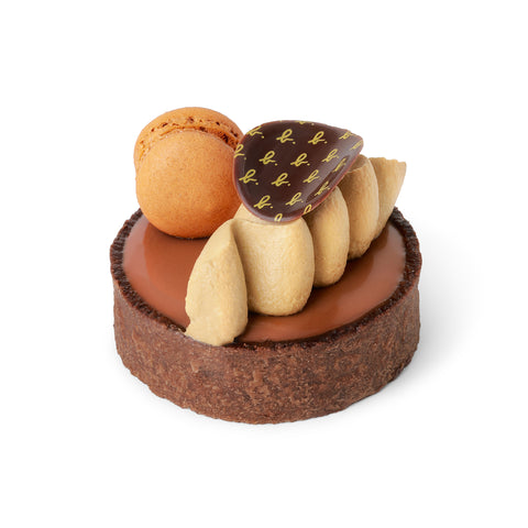 VALENTINE Dual chocolate coffee ganache cake - agnes b Cafe Fleuriste
