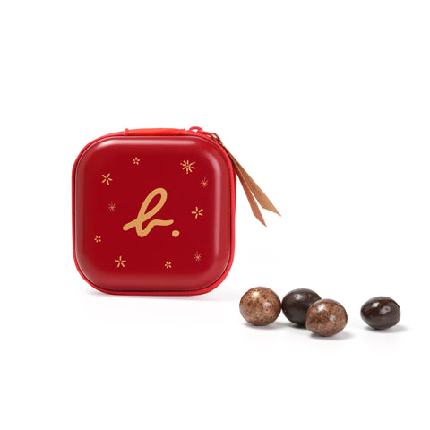 Hazelnut Nougatine in zipper tin (40g) - agnes b Cafe Delice
