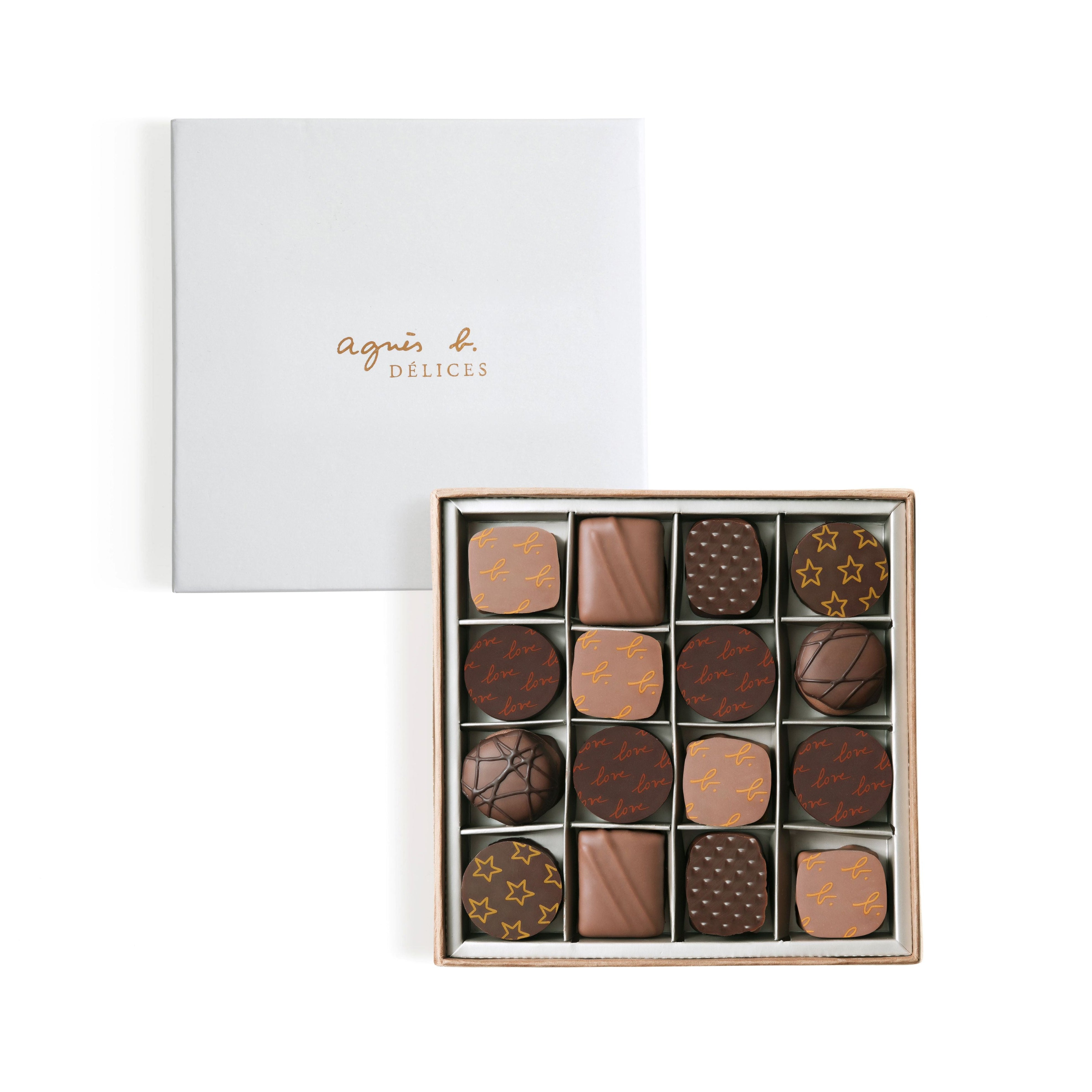Bonbon chocolate gift box (16pcs) | agnès b. CAFÉ – agnès b. CAFÉ