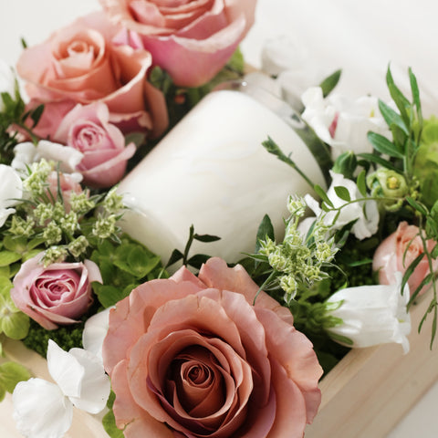 Gemma Blooming Box with Handcraft Candle | agnès b. FLEURISTE