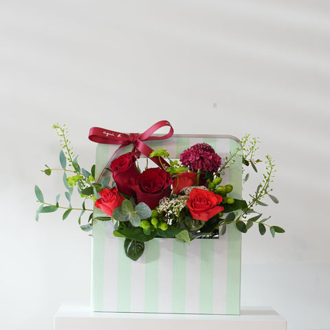 Elegant Mid-Autumn Delight Fresh Flower in Carrying Box | agnès b. FLEURISTE