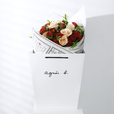 La Rose Mocha Fresh Flower Bouquet | agnès b. FLEURISTE