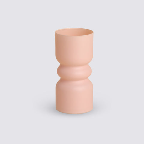 Pink Frosted Glass Vase | agnès b. FLEURISTE