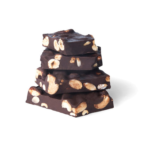 Low sugar dark chocolate with mixed nuts - agnes b Cafe Fleuriste