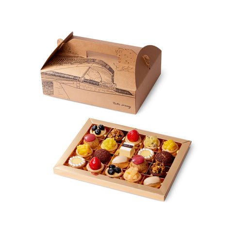 SWEET CANAPES PARTY BOX  Assorted sweet bites 20pcs - agnes b Cafe Fleuriste