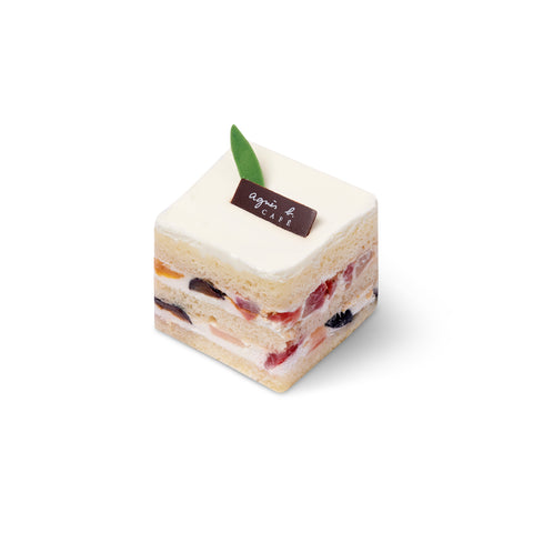 Jeanne Seasonal Fruit Chiffon Cream Mini Cake - agnes b Cafe Fleuriste