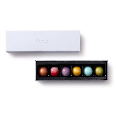 Planet bliss assorted chocolate bonbon gift box (6pcs) | agnès b. CAFÉ & DELICE