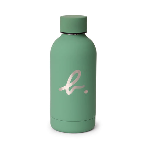 b. logo Thermal flask - green - agnes b Cafe