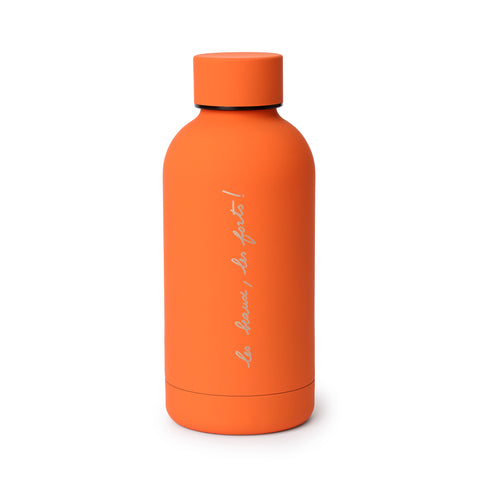 b. logo Thermal flask - orange - agnes b Cafe