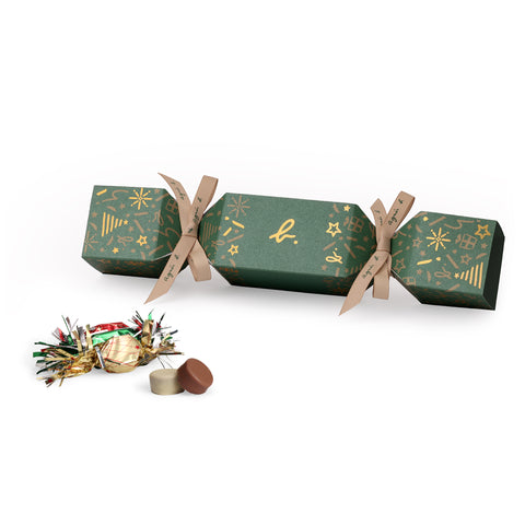 Christmas cracker with chocolate papillotes - agnes b Cafe Delice