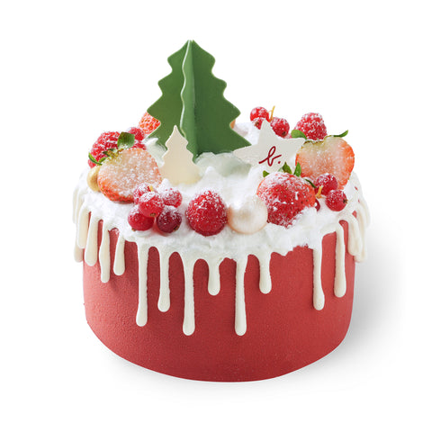 Let it snow hazelnut chocolate cake | agnès b. CAFÉ