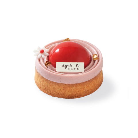 Raspberry Crème Brûlé Almond Tart