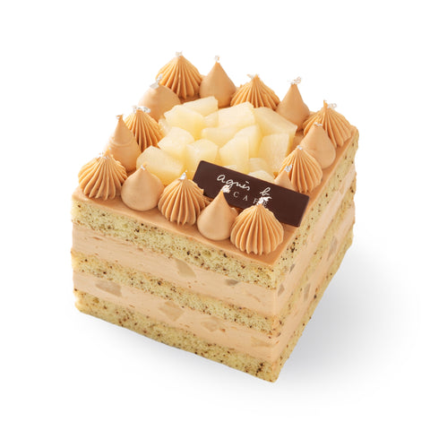 Earl Grey Pear Chiffon cake