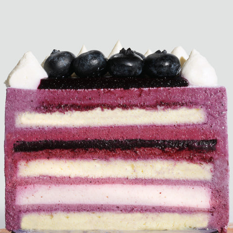 (Monk fruit sweetened) Blueberry Yogurt Cloud Cake