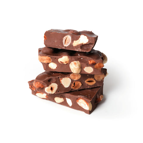 Milk chocolate with hazelnut