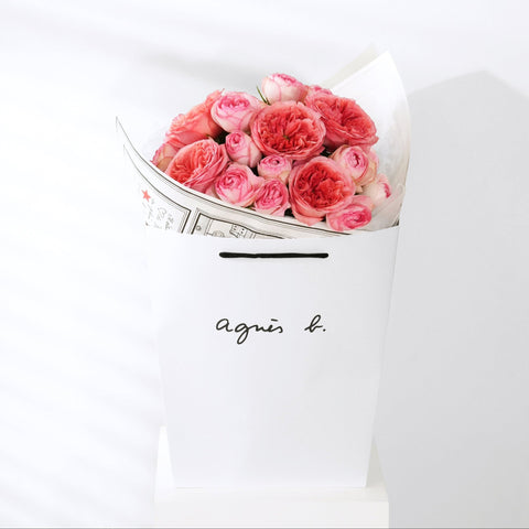 La Rose Fuchsia Fresh Flower Bouquet - agnes b Fleuriste