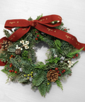 Christmas Table Wreath floral workshop - agnes b Fleuriste