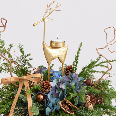 Fanny Fresh Table Centerpiece with Tealight holder | agnès b. FLEURISTE