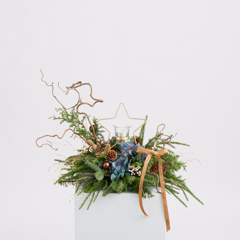 Gladys Fresh Table Centerpiece with Tealight holder | agnès b. FLEURISTE