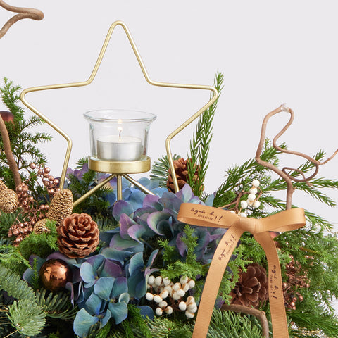 Gladys Fresh Table Centerpiece with Tealight holder | agnès b. FLEURISTE