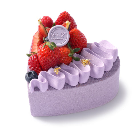 L'amour Rare sugar fig mousse, fig & strawberry confit,  raspberry chiffon cake - agnes b Cafe Fleuriste