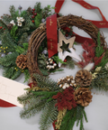 Christmas Wreath floral workshop - agnes b Fleuriste